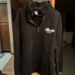 Roots Black Half-Zip Sweatshirt